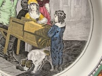 Image 8 of Vintage Adams Wedgwood Plate, Cries of London 'Hot Spice Gingerbread Smoking Hot' by F. Wheatley 
