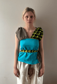 Image 1 of Rena Wrap Top Blue