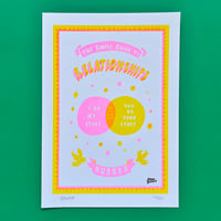 Image 1 of 'Simple Guide to Relationships' Print
