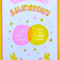 Image 2 of 'Simple Guide to Relationships' Print