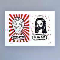 Image 1 of 'God meets Jesus' Print
