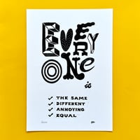 Image 1 of 'Everyone' Print