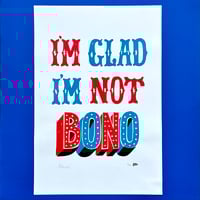 Image 1 of 'Bono' Print