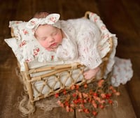 Image 1 of NEW Lace footless romper - milk