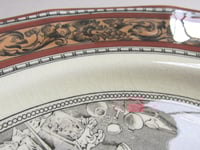 Image 13 of Vintage Adams Wedgwood Plate 'Old Curiosity Shop' Dickens Series Ware Decorative Pottery 