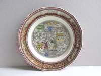 Image 1 of Vintage Adams Wedgwood Plate 'Old Curiosity Shop' Dickens Series Ware Decorative Pottery 