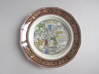 Image 2 of Vintage Adams Wedgwood Plate 'Old Curiosity Shop' Dickens Series Ware Decorative Pottery 