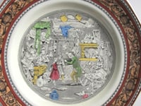 Image 5 of Vintage Adams Wedgwood Plate 'Old Curiosity Shop' Dickens Series Ware Decorative Pottery 