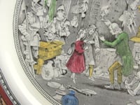 Image 8 of Vintage Adams Wedgwood Plate 'Old Curiosity Shop' Dickens Series Ware Decorative Pottery 