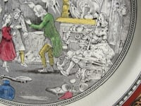 Image 9 of Vintage Adams Wedgwood Plate 'Old Curiosity Shop' Dickens Series Ware Decorative Pottery 