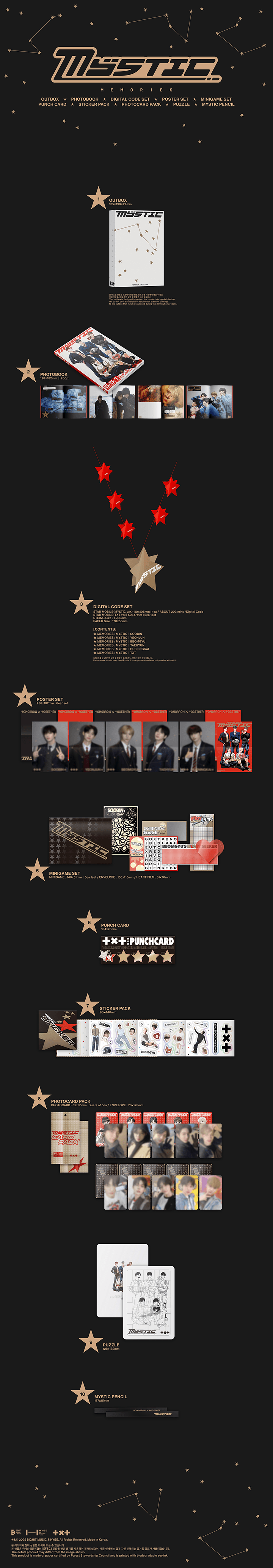 Image of [PRE-ORDER] TXT ‘MEMORIES : MYSTIC’ + Weverse Shop POBS