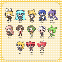 Image 4 of Miniloids Vol. 2 - Vocaloids Collection Acrylic Charms