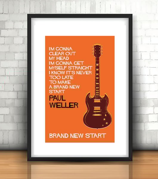 Image of LIMITED STOCK! Paul Weller Brand New Start
