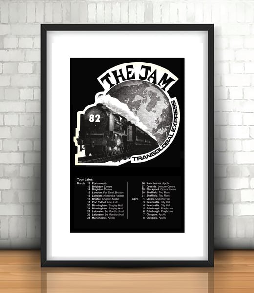 Image of LIMITED STOCK! The Jam Trans-Global Express Tour Print