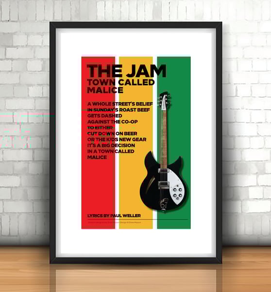 Image of LIMITED STOCK! The Jam Town Called Malice Print