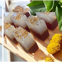 Image 2 of ✨ Golden Glow Soap Bar – Turmeric + Aloe + Lavender 6oz