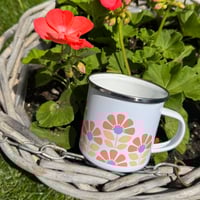 Image 3 of Coral Enamel Mug