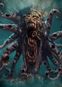 Octopus Leech Demon Eating