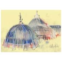 Image 1 of Botanic Gardens, Glasgow - Kibble Palace - Charcoal and Soft Pastels on Paper 