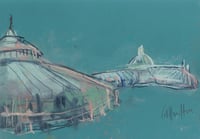 Image 2 of Botanic Gardens - Kibble Palace, Glasgow  - Soft Pastels and Charcoal on Paper 