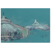 Image 1 of Botanic Gardens - Kibble Palace, Glasgow  - Soft Pastels and Charcoal on Paper 
