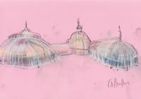 Image 2 of Kibble Palace, Glasgow - Botanic Gardens - Pencil and Charcoal and Soft Pastels on Paper 