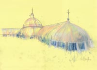Image 2 of The Kibble Palace - Pencil, Charcoal and Soft Pastels on Paper 