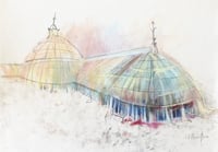 Image 2 of Kibble Palace, Glasgow Botanic Gardens - Soft Pastels and Charcoal on Paper 