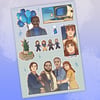 Severance - Stickersheet