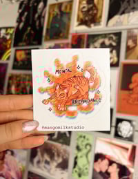 Mental Breakdance - Cat Vinyl Sticker Set