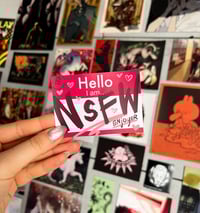 Hello I'm NSFW Enjoyer - Vinyl Sticker
