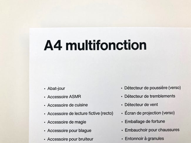 A4 MULTIFONCTION