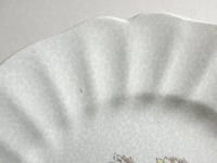 Image 6 of Vintage Royal Doulton 'Sutherland' Plate, Blue-White-Yellow Floral, c 1940s-1950s Pottery, 10 4/10"