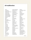 A4 Multifonction