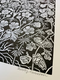 Image 3 of ‘In Bloom’ Ltd ed linocut print