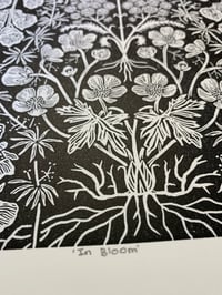 Image 4 of ‘In Bloom’ Ltd ed linocut print