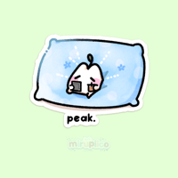 peak vinyl sticker
