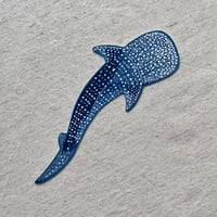 Image 1 of Whale Shark Die Cut Bookmark
