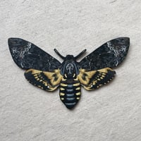Image 1 of Death Moth Leather Bookmark