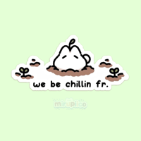 chillin fr vinyl sticker