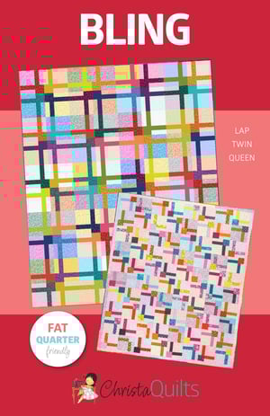 Bling Quilt Kit Twin Size - Dazzle Dots Fabric + Pattern