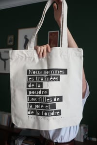 Image 1 of Tote bag "LES FILLES DE LA FOUDRE" - COLLAB' PETITE POISSONE