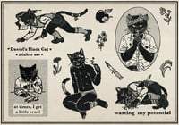 Black Cat Stickers