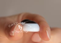 Image 3 of 20mm - German Glass Eyes - Flat Back - Chocoolate-Brown - Large Iris