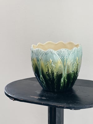 Rörstrand Grøn og blå vintage majolica