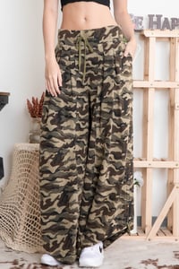 Image 1 of Camo Cuteness DIVA Pants 
