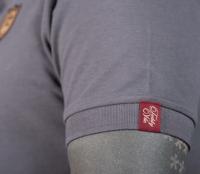 Image 3 of Teddy Vile Polo Shirt Grey