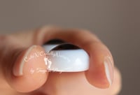 Image 3 of 20mm - German Glass Eyes - Flat Back - Haze - Large Iris
