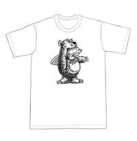 Image 1 of Salmon in a Bear Suit T-shirt (A2) **FREE SHIPPING**
