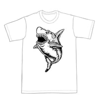Image 1 of Grumpy Shark T-shirt (A3) **FREE SHIPPING**
